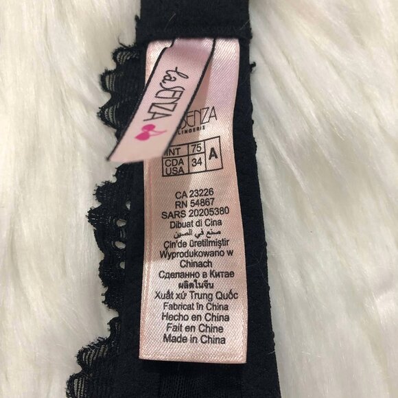 La Senza Black Halter Lace Bra 34A - Picture 4 of 4